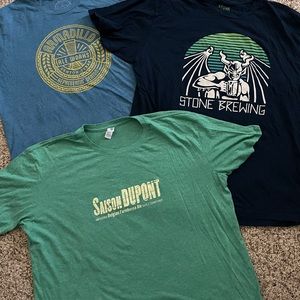 Lot of Men’s Brewing Stone Armadillo Shirts SZ XLarge